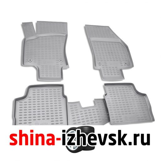 Коврик Autofamily коврик в салон полиуретановый серый для OPEL Astra H hb 2004- в Ижевске